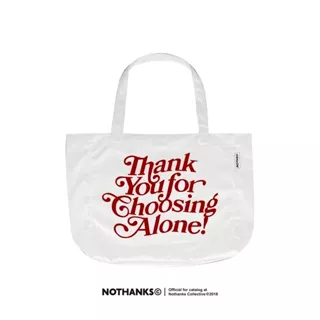 Totebag Nothanks Choosing White