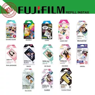 Fujifilm Instax Mini Paper Film Motif Isi 10 Refil Polaroid Instax Mini