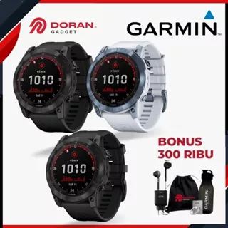 Garmin Fenix 7X Sapphire Solar Smartwatch Garmin with Touchscreen Display - Garansi Resmi TAM 2 Tahun