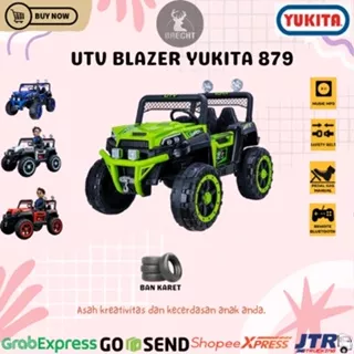 Mainan Anak Mobilan Aki Yukita 876 Jeep UTV Blazer Sudah Termasuk Charger