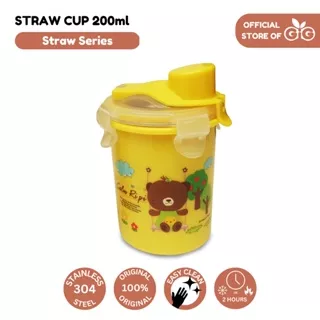 GIG Baby Straw Cup Small CS-01 / Botol Minum Anak / Termos / Gelas Anak / Stainless Steel