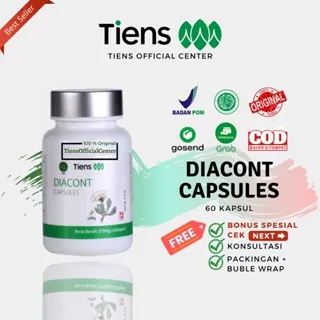 Suplemen Herbal Tiens Tianshi Diacont Capsules Original Obat Diabetes Alami