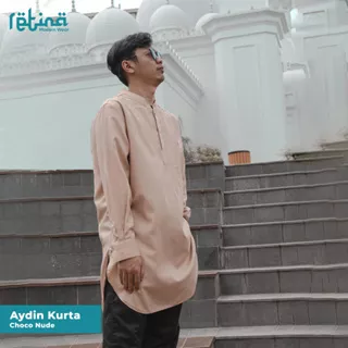 Retina - Aydin Kurta Pria Lengan Panjang - Bahan Cotton Toyobo 100%