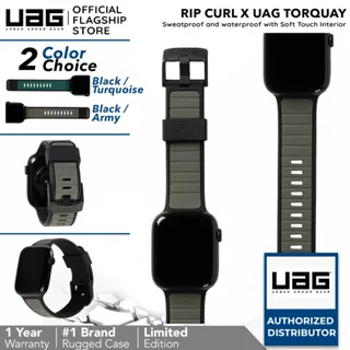 Strap Apple Watch Ultra / Series 8 7 45mm - UAG Rip Curl x Torquay - Black-Army-R
