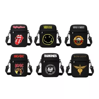 Tas mini Rolling stone // Nirvana // gune n roses // ramones // bonjovi