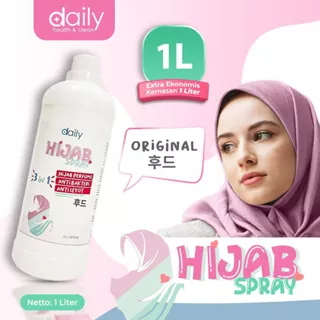 Spray Hijab Anti Leyot Daily Hijab Spray Anti Bakteri 1 Liter