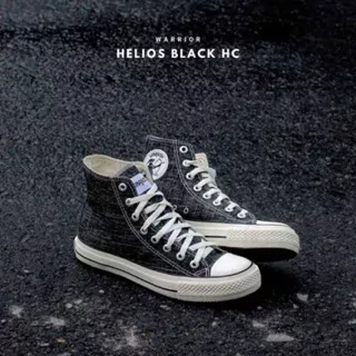Warrior Helios Black Hc - Sepatu Warrior - Sepatu Warior