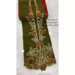 KAIN KEBAYA BORDIR MANUAL//KAIN KEBAYA MOTIF KUPU