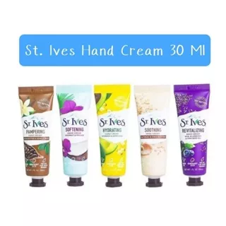 St Ives Hand Cream Pampering/Softening/Hydration/Soothing 30 ML