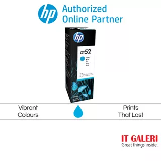 HP Tinta Printer HP Original GT52 Cyan (M0H54AA)/ 115, 319, 419