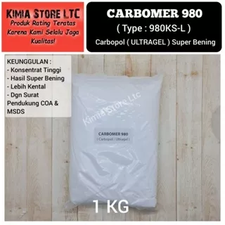 CARBOMER 1KG / CARBOPOL 980 1 KG ( Pengental Basis Gel )