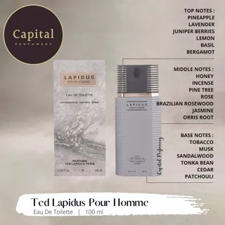 Ted Lapidus For Men Edt 100ml