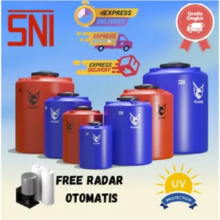 Tanki air Tandon Air Penampungan air kapasitas 5000 liter Free Ongkir