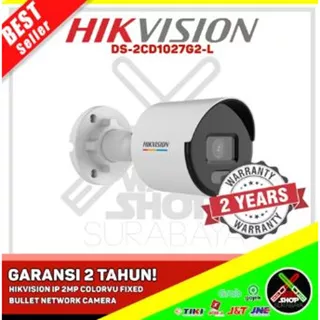 DS-2CD1027G2-L HIKVISION IP 2MP ColorVu Fixed Bullet Network Camera