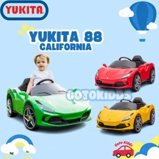 Mainan Anak Mobil Aki California Sport - YUKITA 88 Yukita88 Maenan Mobilan Anak Hadiah Kado