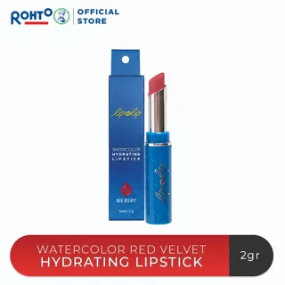 Lip On Lip Water Color Hydrating Red Velvet - 2gr (Vivid Color, Hydrating, Nourishing and Long Lasting)