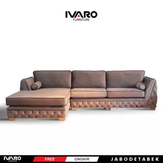 Sofa L /Sofa Sudut/Sofa L Minimalis/Kursi L /Sofa Tamu HERMIONE IVARO