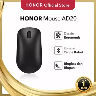 HONOR AD20 Original Wireless Bluetooth Mouse | Silent Mouse Optical Light Portable Notebook Laptop | Mini Gaming Mouse Office