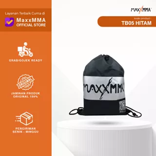 MaxxMMA Back Pack Water Resistant Black (TB05)
