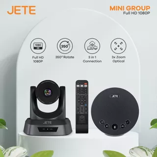 Video Conference Camera Cam Webcam JETE PTZ 3x Zoom - Garansi Resmi 2 Tahun