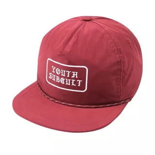 Rown Division Official Classic Cap - Rowndvsn Topi Youth Maroon