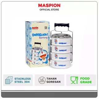 Maspion Rantang Susun Stainless Steel Doraemon dengan Penutup