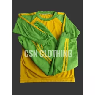 seragam kaos olahraga tk paud warna kuning hijau muda | seragam olahraga tk paud | stelan olahraga | baju olahraga tk