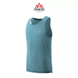 Aonijie FM5126 Running Sleeveless Tank Top - Baju lari Pria - BLUE