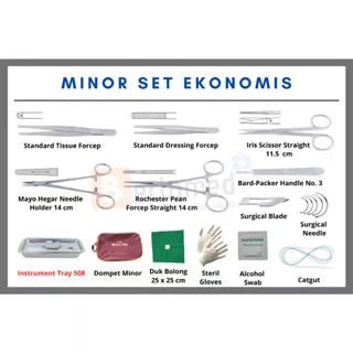 Minor Set Ekonomis / Set Bedah Minor Ekonomis