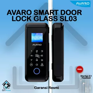 AVARO SL03 Smart Door Lock Glass Door Khusus Pintu Kaca Frameless Garansi Resmi Avaro GIT Prime