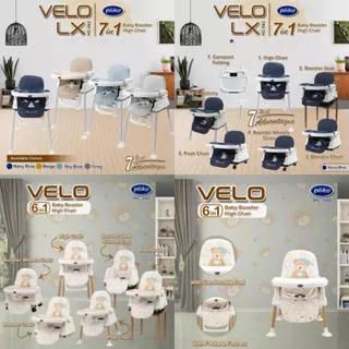 PLIKO VELO LX /VELO DX /VELO CX HIGH CHAIR HC 562& HC 566/ PLIKO BOOSTER SEAT Kursi Tinggi Makan bayi/Folding Booster seat/Kursi makan bayi