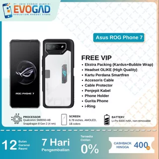 Asus ROG Phone 7 8/256GB & 12/256GB | Snapdragon 8 Gen 2 Garansi Resmi