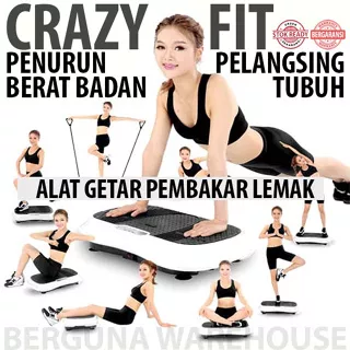 Crazy Fit Alat Pembakar Lemak Badan Olahraga Fitness Getar Kaki Lejel Jaco As Seen On TV