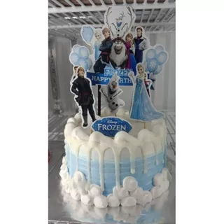 Kue ulang tahun karakter Frozen - birthday cake frozen - cake ultah anak