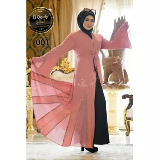 Dress Cantik Abaya Elegant Model Terbaru 2023 Import Mesir Arab Saudi