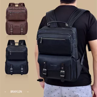 Tas Ransel Pria Kulit Mario Vizzari 20-880 - Laptop (Braylen)