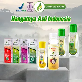 Minyak Angin Roll On Minyak Essential Aromaterapi Minyak Kayu Putih dan Minyak Telon RINJANI GREENDAY