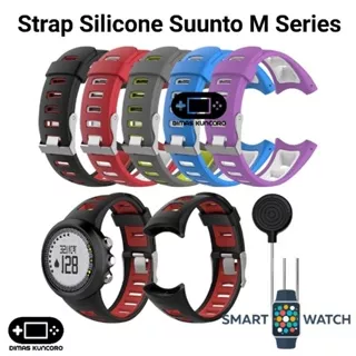 Strap Silicone Suunto M Series Silikon M1 M2 M4 M5 Quest Tali Jam Tangan Smartwatch