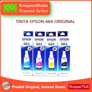 Tinta Epson 664 for Epson L100 L110 L120 L200 L210 L220 L300 L350 L355 L360 L365 L380 L385 L405 L455 L555 L565 L655 L1300