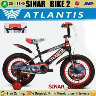 Sepeda Anak Laki BMX ATLANTIS SPARTA NEW & WM 789 & WM-BM 7.0 BAN 3.0 UK.12 16 18 Thn Usia 2-8 Tahun