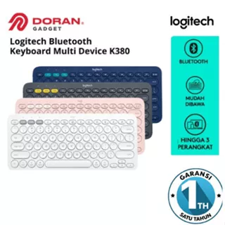 Logitech K380 Keyboard Wireless Multi Device Original - Garansi 1th