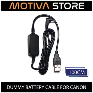 USB Power Cables for Canon LP-E5 LP-E8 LP-E10 LP-E12 LP-E17