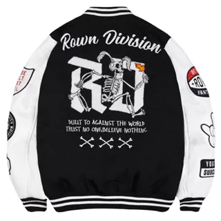 Rown Division Official Stockroom Jacket Varsity - Jaket Varsity Limited Edision