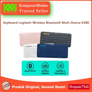 Logitech K380 Keyboard Wireless Bluetooth Multi-Device untuk Windows, Mac, Chrome OS, Android, iOS