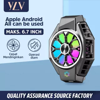 YLV Funcooler X9 Fan Cooler Radiator Pendingin HP Cooling Fan gaming for apple or type-c