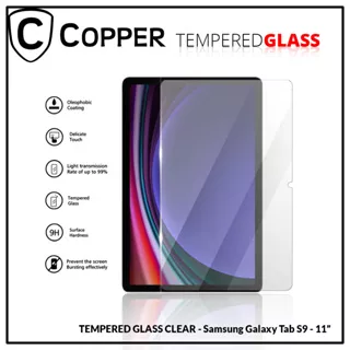 Copper Tempered Glass Full Clear - Samsung Tab S9 New (11)