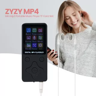 [ Mp3 & Media Player ] ZYZY MP4 Player Mini Mp3 Portable Music Player TF Card Slot - T1