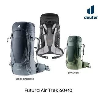 tendaki Deuter Futura Air Trek 45+10SL / 50+10 / 55+10SL / 60+10 | Aircontact core | Aircontact lite Tas Hiking backpack Tas Gunung