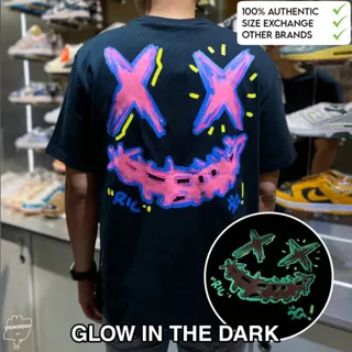 RIC Ricky Is Clown Graffiti World Glow In The Dark Black Tee Original