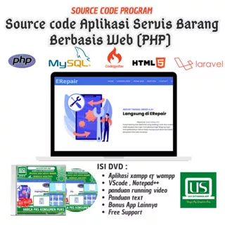 Source code Aplikasi Servis Barang Berbasis Web (PHP)